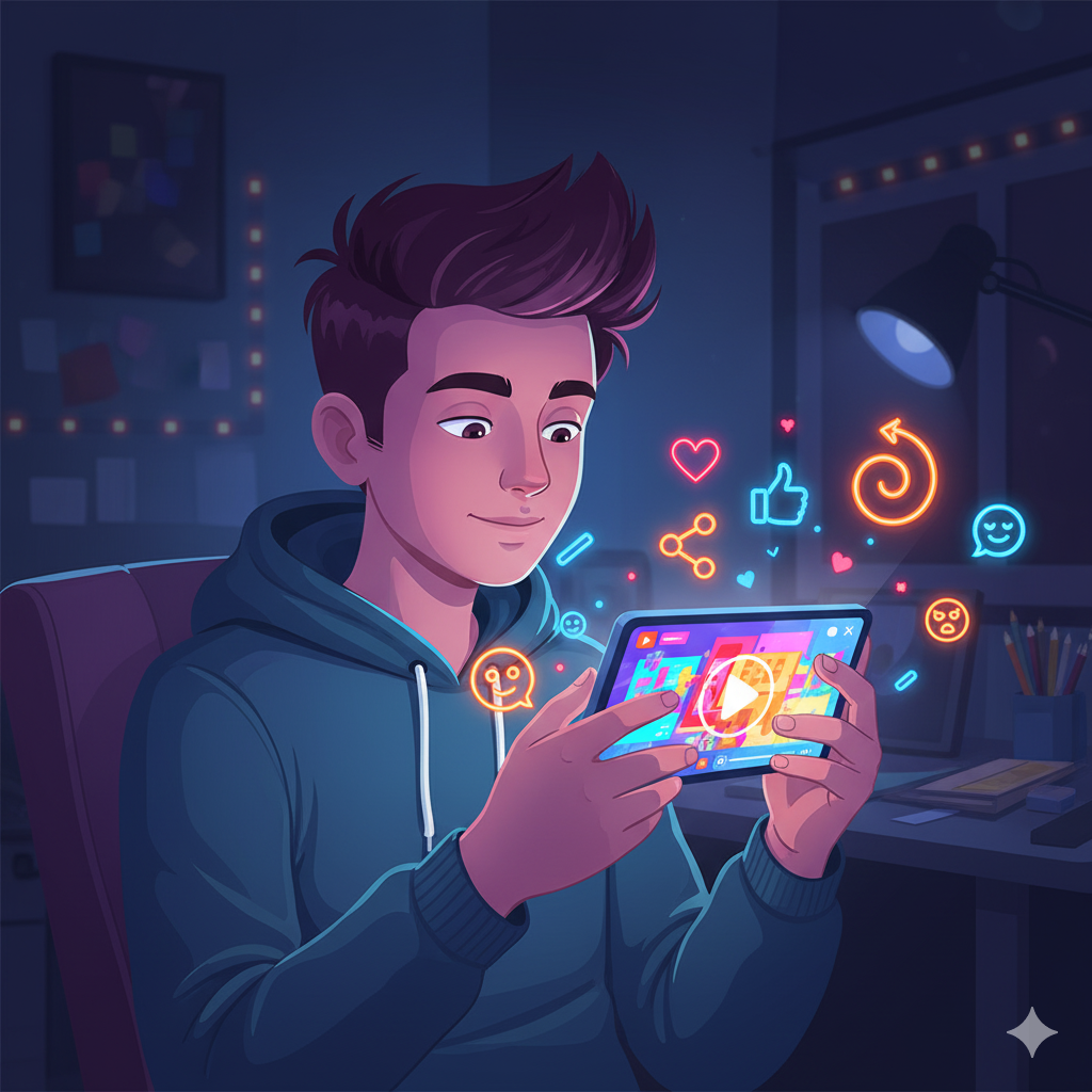 Tren Konsumsi Konten Digital Netizen 2025: Singkat, Cepat, dan Visual