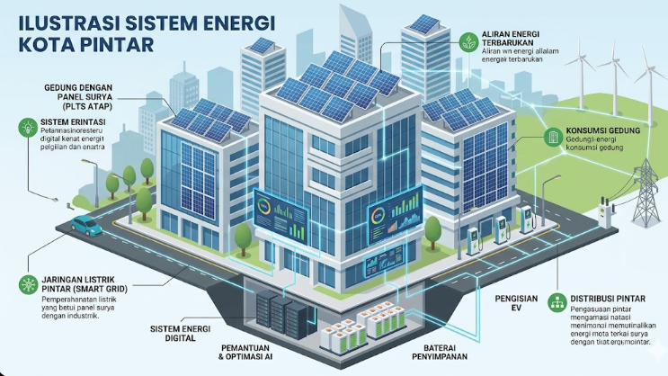 Energi Terbarukan Jadi Pilar Kota Pintar Berkelanjutan